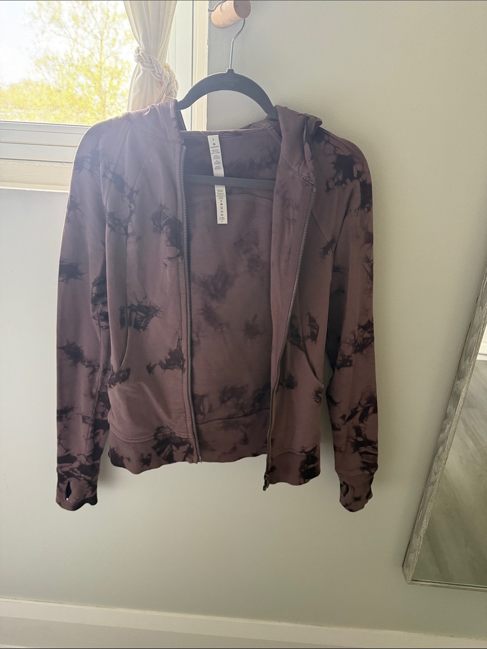 lululemon athletica Tie-Dye Zip Hoodie - Brown & Black
